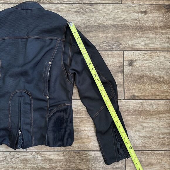 Women's Biker Motorcycle Jacket Moto Size M - Picture 13 of 14